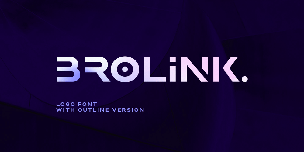 Brolink font