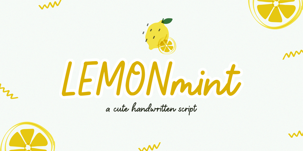 Lemonmint font