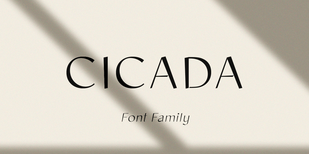 Cicada font