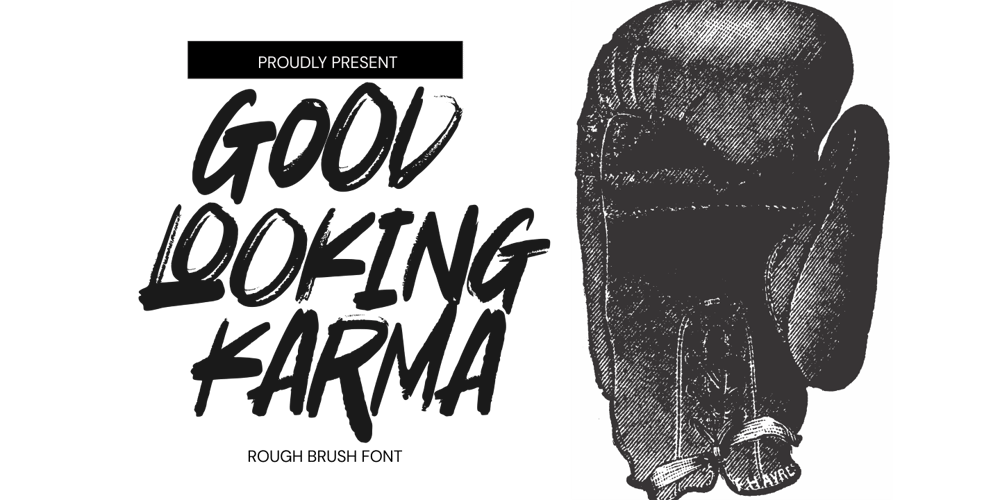 Good Looking Karma font