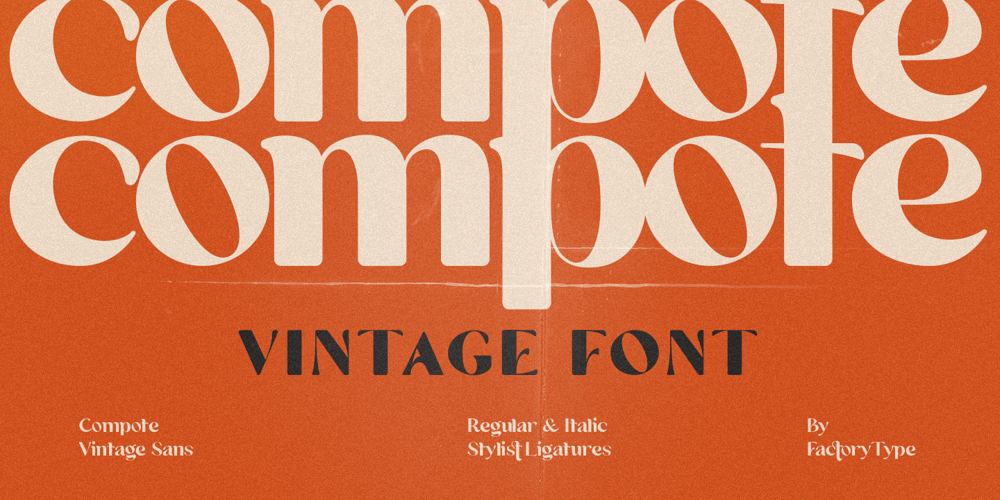 Compote font