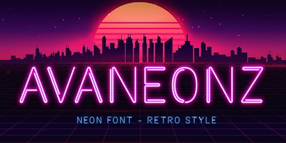 Avaneonz font