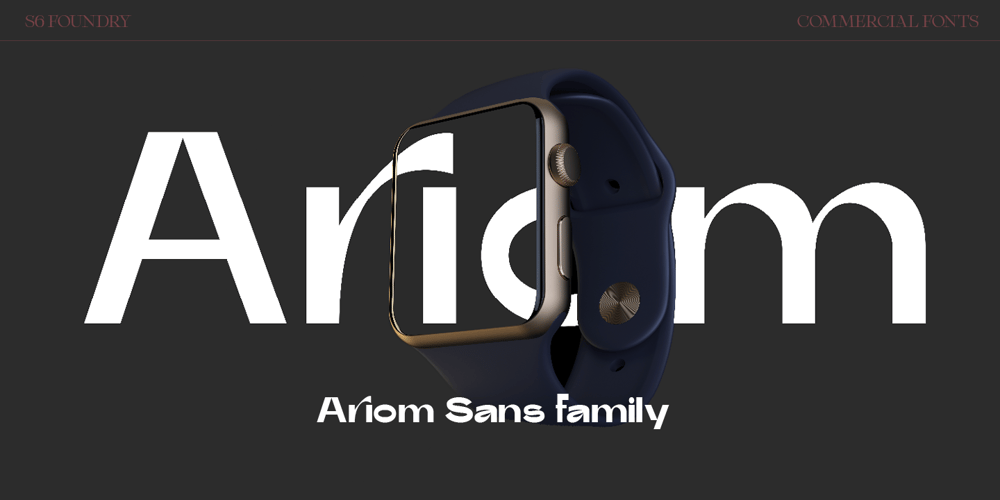 Ariom Sans font