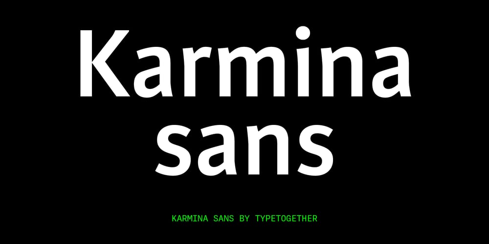 Karmina Sans font