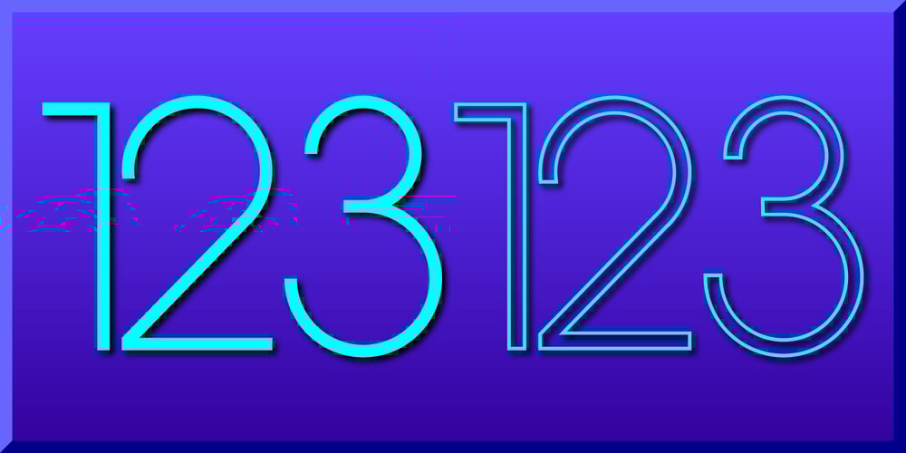 Display Digits Eight font