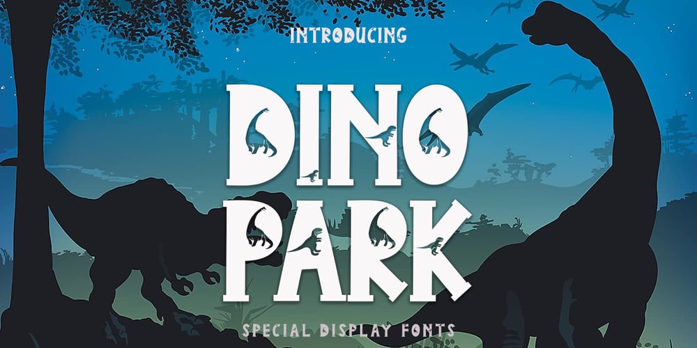 Dino Park font