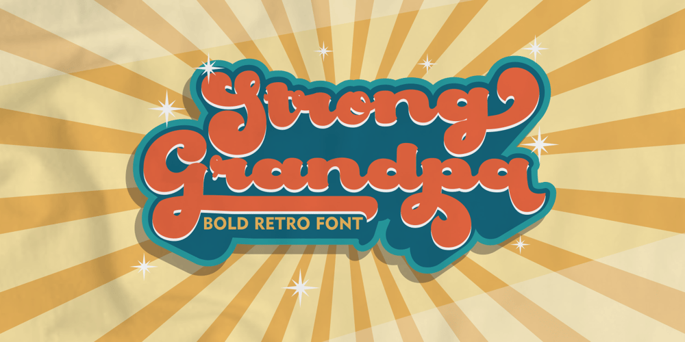Strong Grandpa font