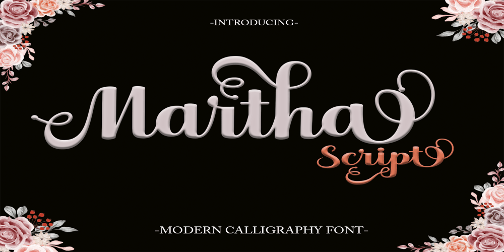 Martha Script font