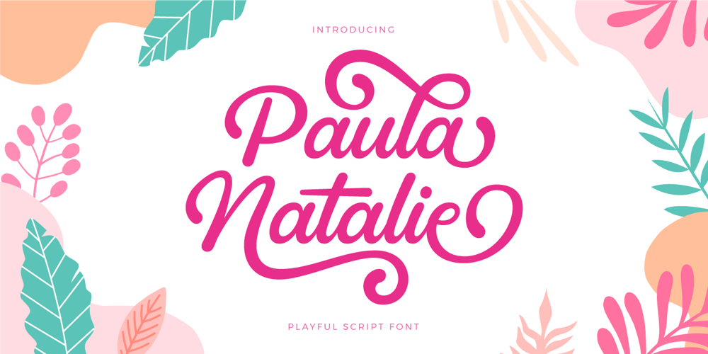 Paula Natalie font