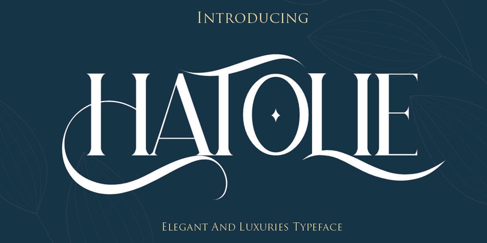 Hatolie font