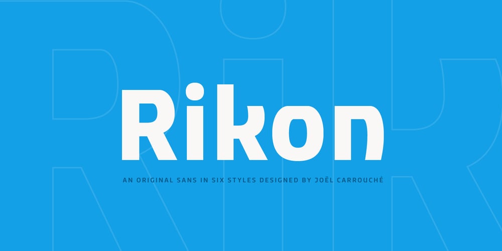 Rikon font