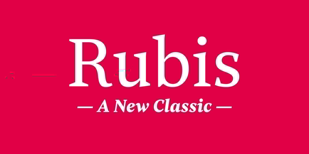 Rubis font