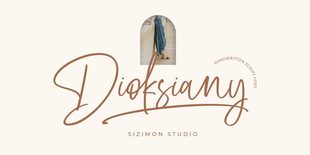 Dioksiany font