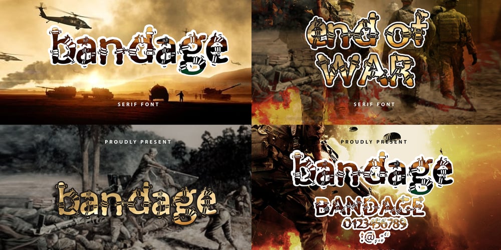 Bandage font