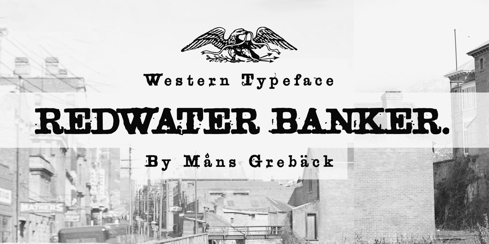 Redwater Banker font