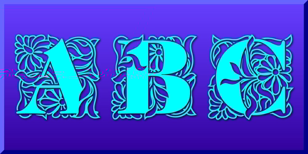 Ornate Initials font