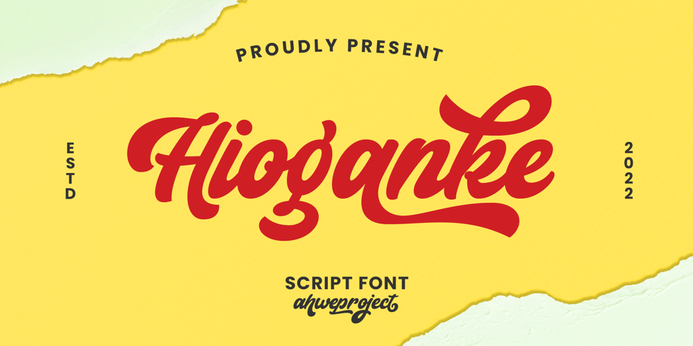 Hioganke font
