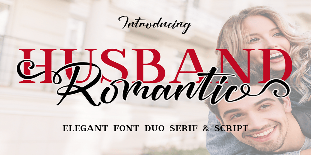 Romantic font