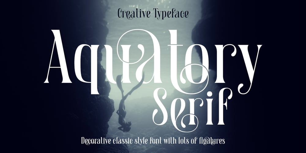 Aquatory Serif font