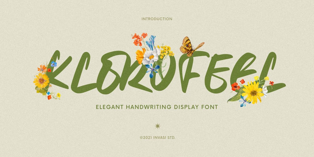 Klorofeel font