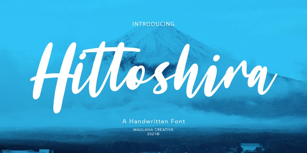 Hittoshira font