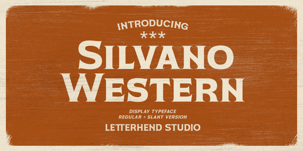 Silvano Western font