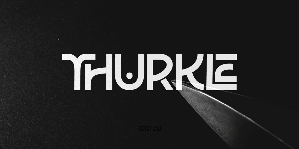 Thurkle font