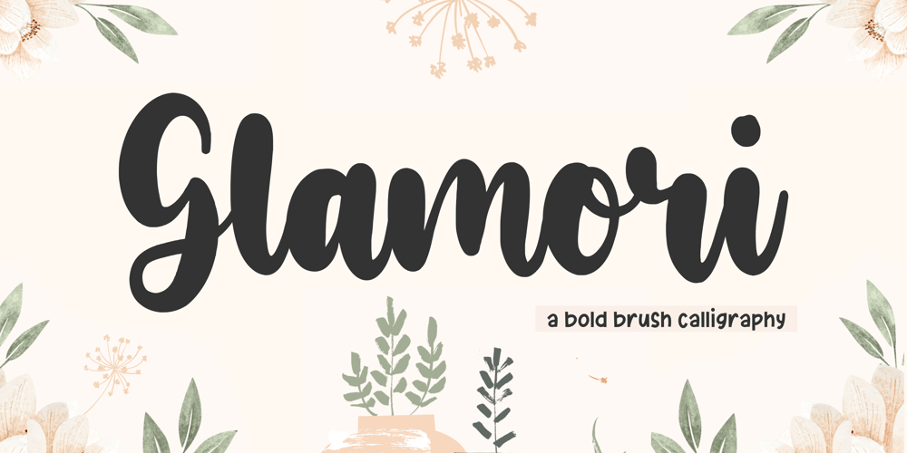 Glamori font