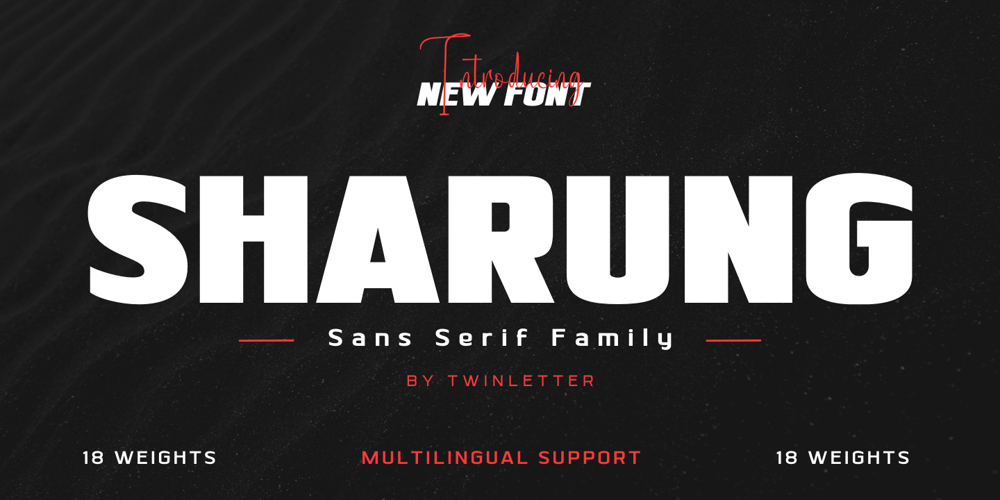 Sharung font