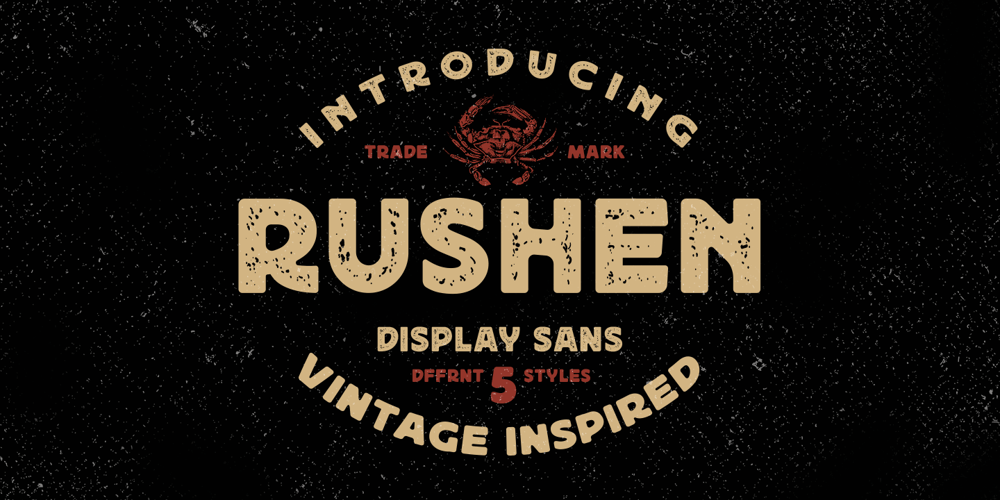 Rushen font