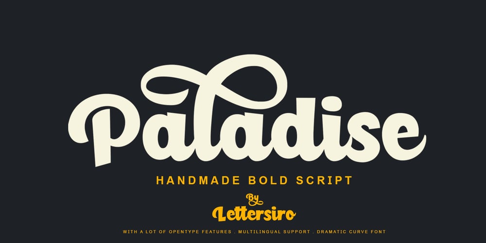 Paladise font