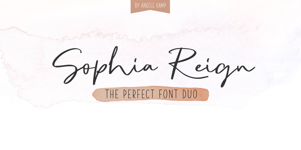 Sophia Reign font