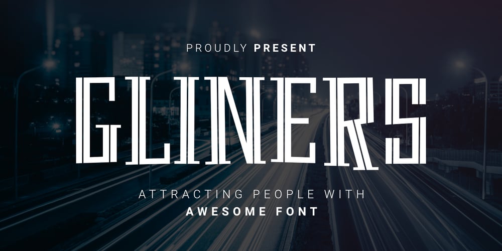 Gliners font