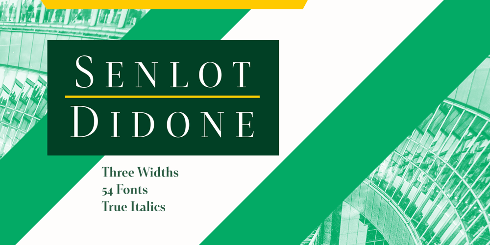 Senlot Didone font