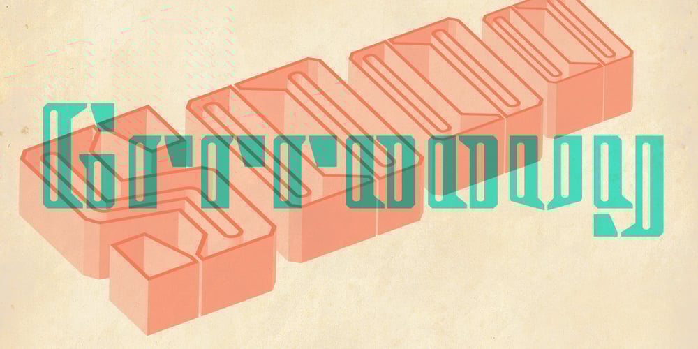 Steel Grrrder Groove font