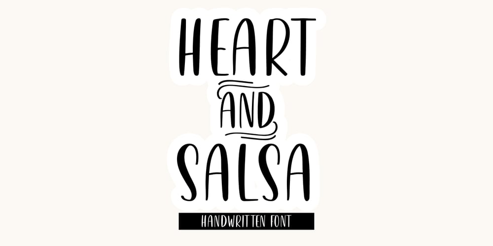 Heart & Salsa font