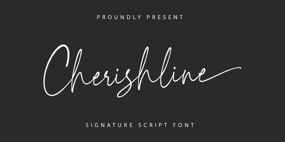 Cherishline Font font