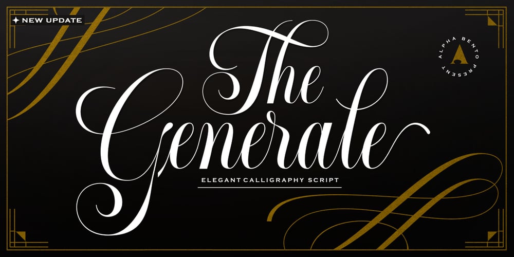 Generale Script font