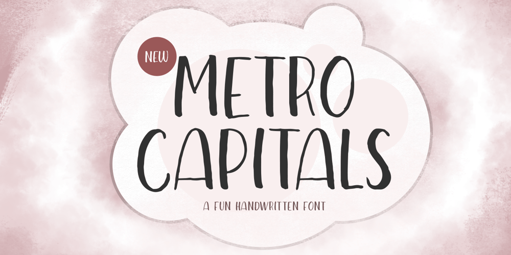 Metro Capitals font