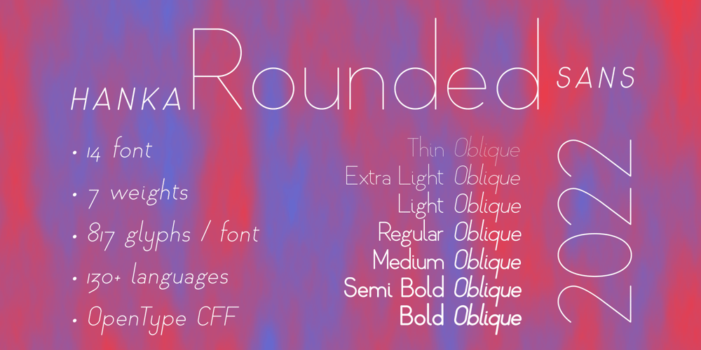 Hanka Rounded Sans font