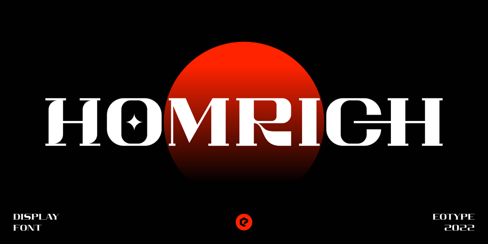 Homrich font