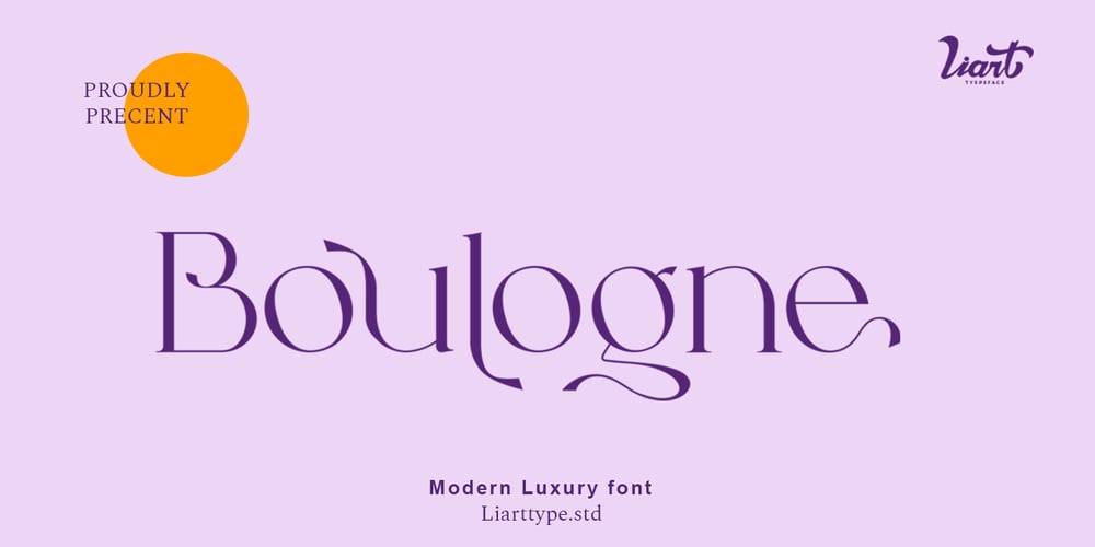 Boulogne font
