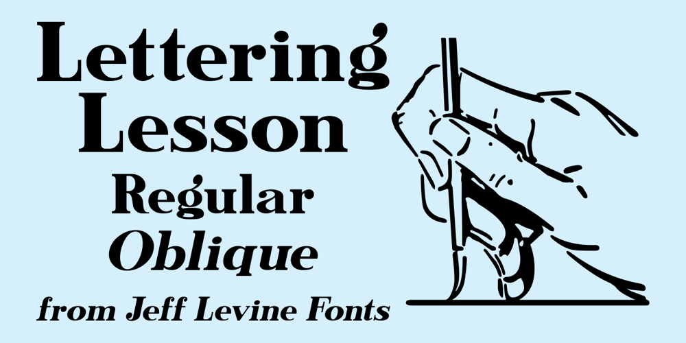 Lettering Lesson JNL font