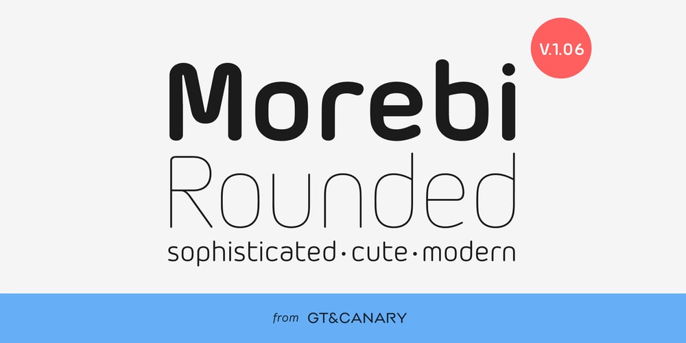Morebi Rounded font