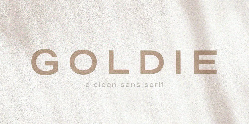 Goldie Sans font