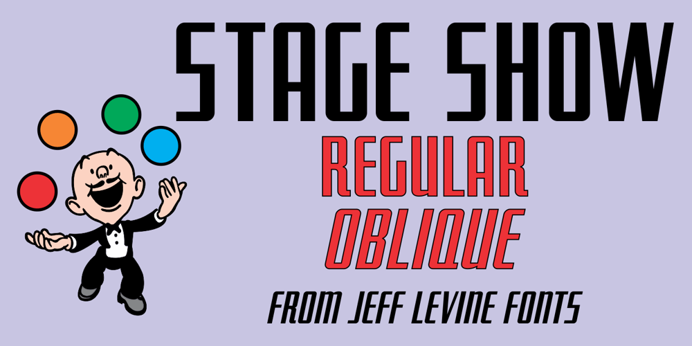 Stage Show JNL font