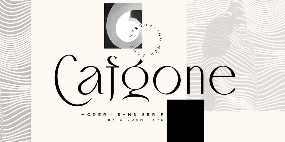 Cafgone font