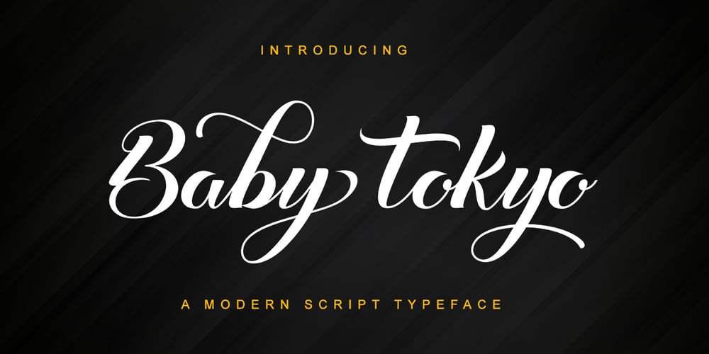 Baby Tokyo font