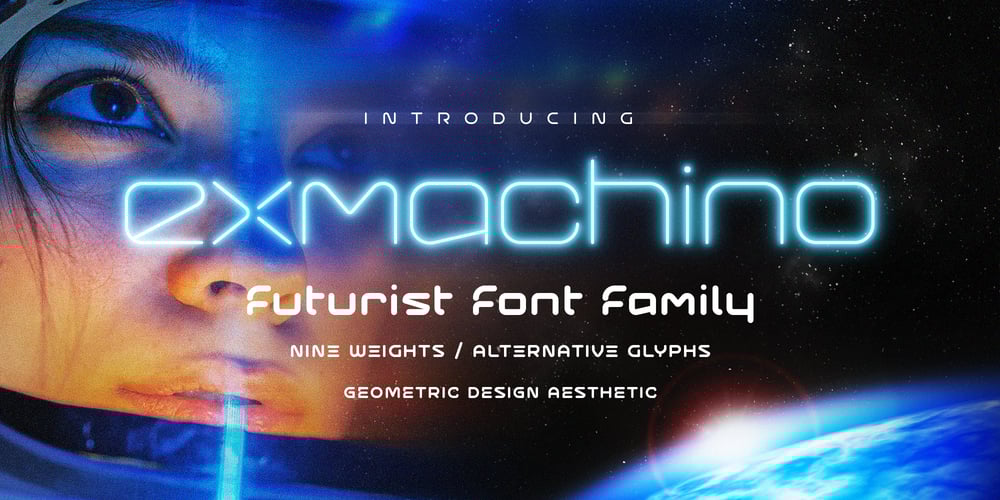 Exmachino font
