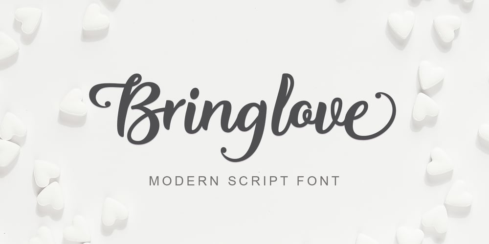 Bring Love font